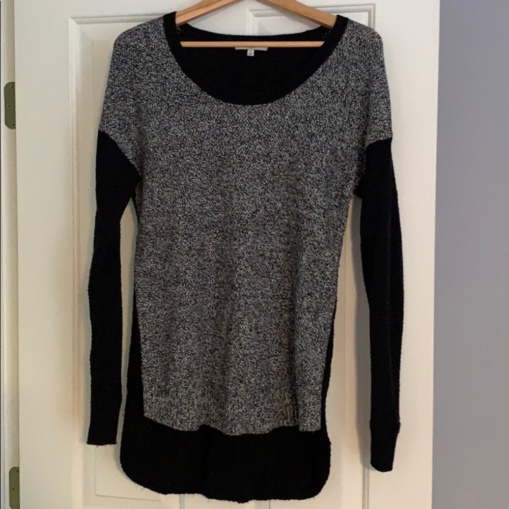 Madewell Black Scoop Neck Sweater - Size Small